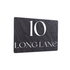 Personalised Aluminium A5 House Sign - Textured Slate