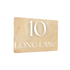 Personalised Aluminium A5 House Sign - Sandstone