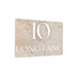 Personalised Aluminium A5 House Sign - Beige Marble