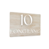 Personalised Aluminium A5 House Sign - Light Oak
