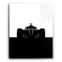F1 SILHOUETTE Automotive F1 Car Garage Wall Sign