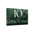 Personalised Aluminium A5 House Sign - Green & Gold Marble