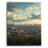 BERLIN Abstract Art Metal Wall Art Poster