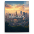 BANGKOK Abstract Art Metal Wall Art Poster