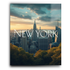 NEW YORK Abstract Art Metal Wall Art Poster