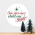 A Thrill Of Hope A Weary World Rejoices Christmas Door Wreath Post - Metal Street Sign Wall Sign