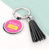 Actually I Can Tassle Keyring