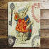 Alice In Wonderland, White Rabbit - Metal Advertising Wall Sign