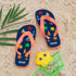 All The Fun At The Beach Personalised Flip Flops - Custom Name Beach Holiday Footwear