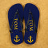 Anchor style Personalised Flip Flops — Custom Beach Sandals for Weddings & Holidays