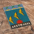 Australia Yellow Fish - Metal Travel Wall Sign