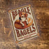 Beagle Bagels Dog Vintage Style Metal Sign Plaque