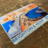 Brighton And Hove Holiday Travel Rail - Metal Vintage Wall Sign