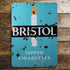 Bristol Cigarette - Metal Advertising Wall Sign