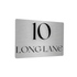 Personalised Aluminium A5 House Sign - Brushed Aluminium