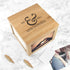 Classic Mr & Mrs Oak Photo Keepsake Box