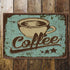 Coffee - Metal Vintage Wall Sign