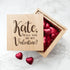 Personalised Be My Valentine Oak Photo Cube PER2577-NOF