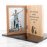 Engraved Father's Day Penguin Book Photo Frame