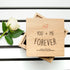 Personalised Infinite Love Oak Photo Cube PER2587-NOF