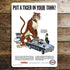 Esso Put A Tiger In Your Tank Police Car - Metal Advertising Wall Sign
