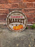 Farmers Market Circle - Metal Street Sign Wall Sign