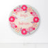 Flower Garland, Personalised Little Girl's Wall Clock PER2116-001