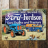 Ford Fordson Tractor Cars - Metal Advertising Wall Sign
