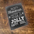 Frosty The Snowman - Metal Typography Wall Sign