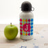 Girls Mosaic Tiled Personalised Water Bottle PER2119-PNK