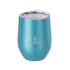 Glitter Stemless Wine Tumbler - Sparkling Insulated Stainless Steel Drinkware for Parties JUN56-BLU