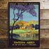 Great Western Railway Tintern Abbey - Metal Travel Wall Sign