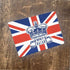 Grunge British With Crown - Metal Advertising Wall Sign (1)