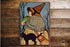 Halloween Witch Black Cat - Metal Vintage Wall Sign