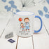 I Love My Dad Personalised Kid's Artwork Coloured Mug PER2220-BLU