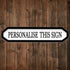Personalised Aluminium Street Sign Plaque | Perfect Bar Gift | Insert Any Text