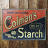 Insist On Having Colmans Starch - Metal Advertising Wall Sign