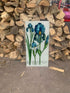 Iris Flower  - Metal Wall  Sign
