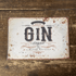 London Dry Gin Bar Tin Sign Metal Sign Plaque