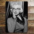 Marilyn Monroe Geeky Glasses - Metal Advertising Wall Sign