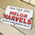 Melox Marvels Dog The Food Of Dogs - Metal Advertising Wall Sign