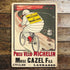 Michelin Tires Bike Le Meilleur Le Moins Cher - Metal Advertising Wall Sign