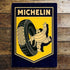 Michelin Tires Black - Metal Advertising Wall Sign