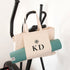 Monogrammed Organic Yoga Tote Bag PER5264
