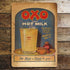 Oxo Cube With Hot Milk It'S Meat & Drink To You - Metal Advertising Wall Sign