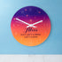 The Desert At Dusk Personalised Wall Clock