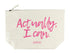 Actually I Can Handwritten Wash Bag