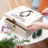 Personalised Geometric Penguin Christmas Eve Box PER3604-LRG