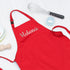 Personalised Children's Red Waterproof Apron PER5247