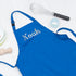 Personalised Children's Blue Waterproof Apron PER5251